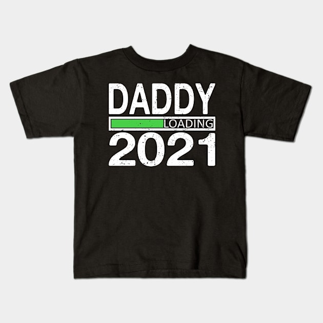 Daddy 2021 Loading Pregnancy Kids T-Shirt by Tuyetle